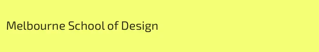Melbourne School of Design